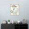 Springtime III Warm by Sara Zieve Miller 23-in. W x 28-in. H. Canvas Wall Art Print Framed in Natural